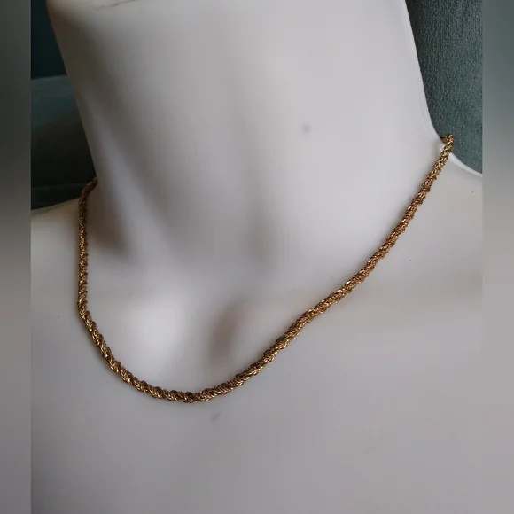 DIOR Braided Chain Necklace